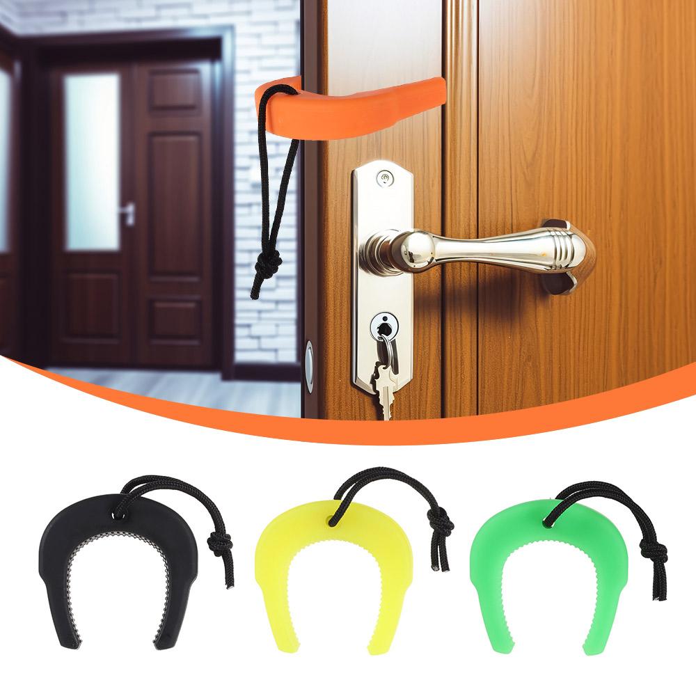 Door Stop Alarm - Duurzame rubberen deurstopper Brandweeruitrusting Wedge Rubberen