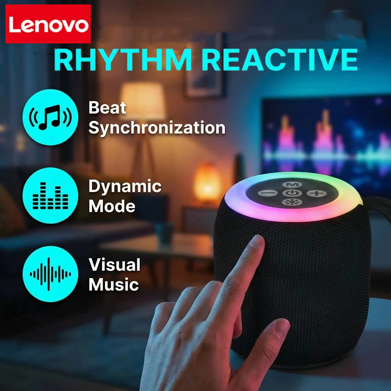 Google Speaker Nest Audio - Lenovo Mini Bluetooth-luidspreker met draagkoord Draagbare