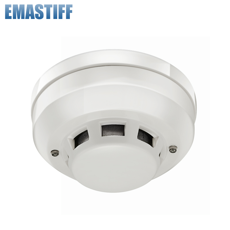 Smoke Detector Interconnected - Brandalarm Bedraad foto-elektrisch rookmelderrelais Uitgangsbediening NO