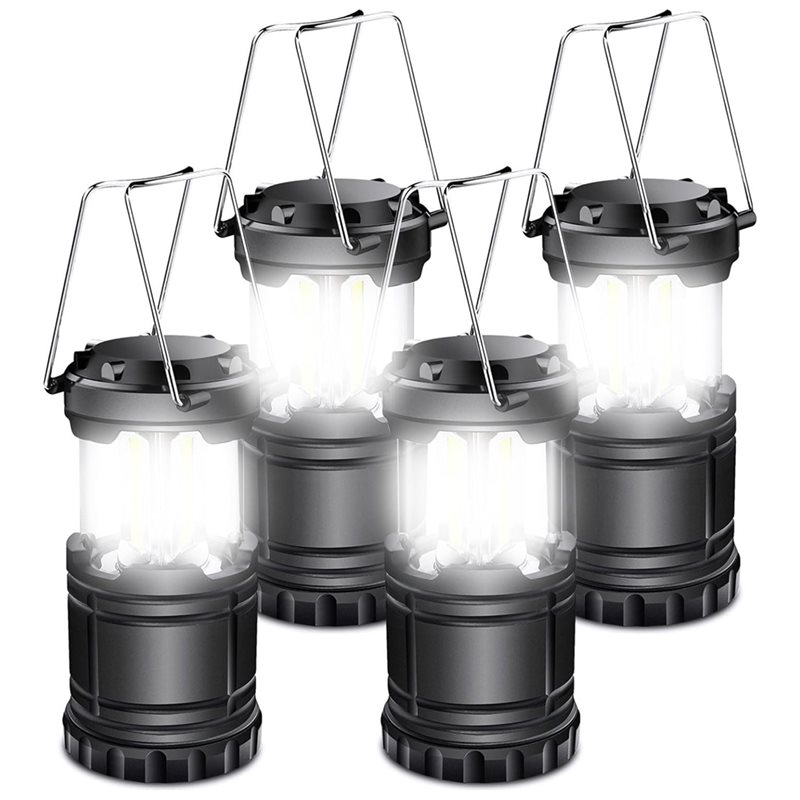 Power Outage Light - ABAE-4-Pack Solar Campinglampen, op batterijen werkende