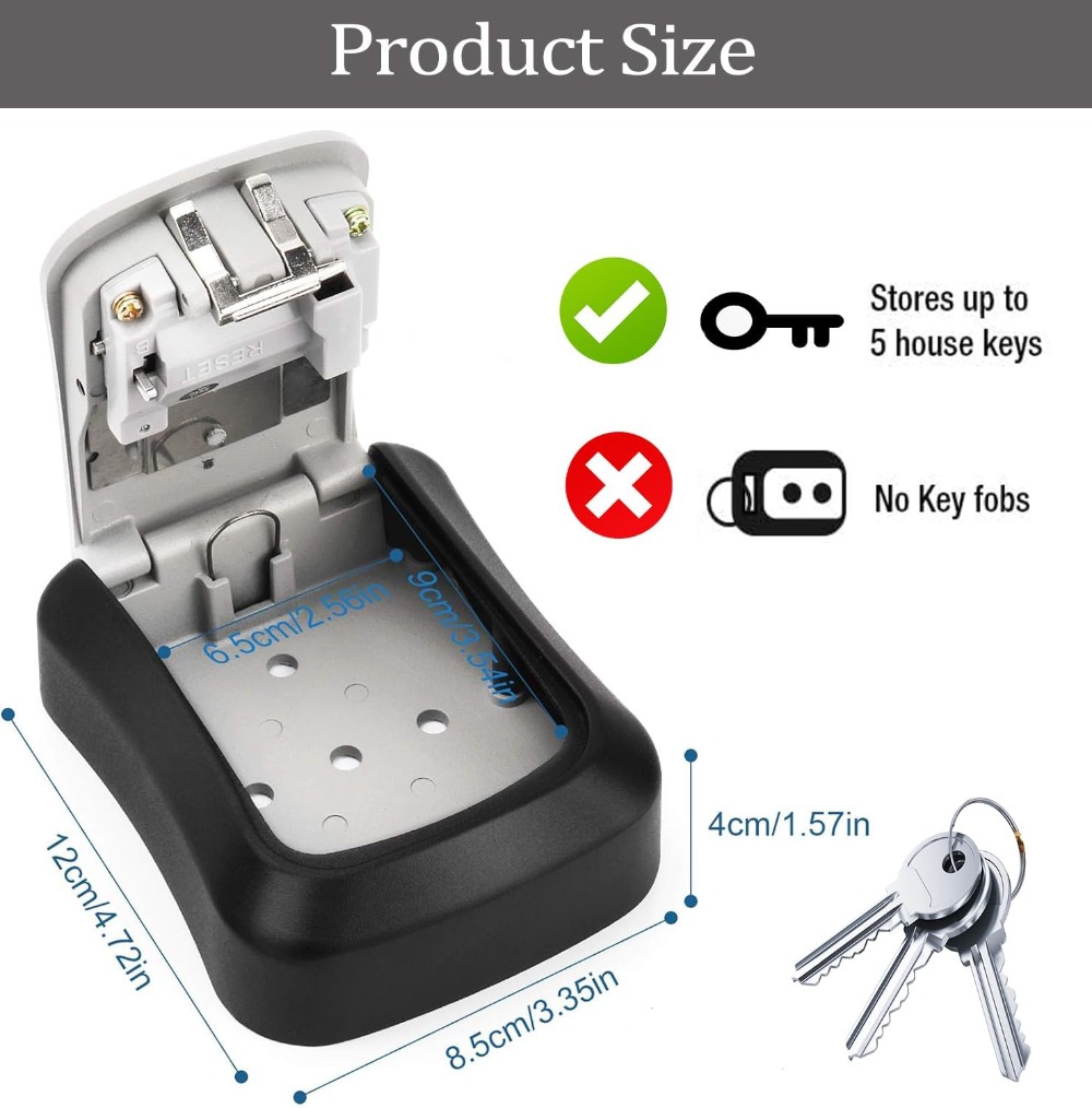 Sleutelkluis Wandgemonteerde w - Lockbox Key Secure recensie en prijs