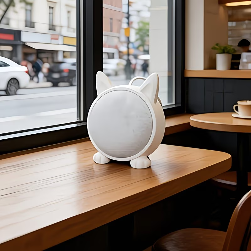 Kattenvormige luidsprekerbesch - Google Speaker Nest Audio recensie en prijs