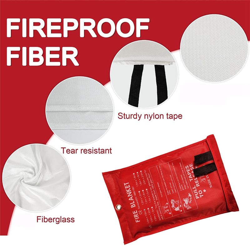 Promotiedag 2 stuks noodbrandd - Fire Blanket Kitchen recensie en prijs