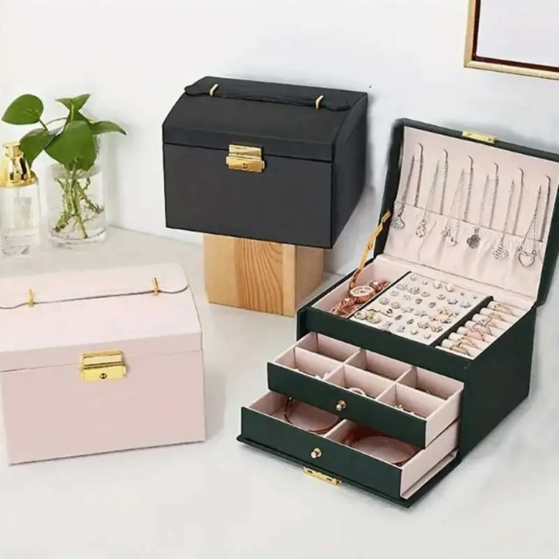 Sieradendoosje van PU-leer met - Lockbox Key Secure recensie en prijs