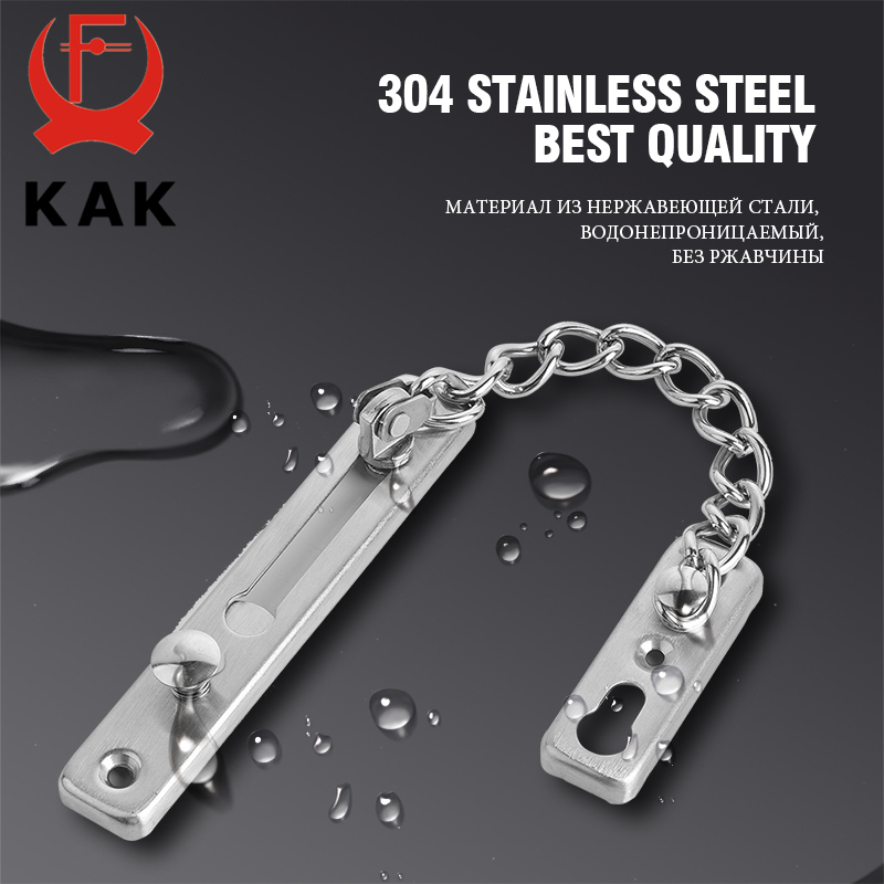 Kak 304 Roestvrij Staal Veilig - Security Chain Door recensie en prijs