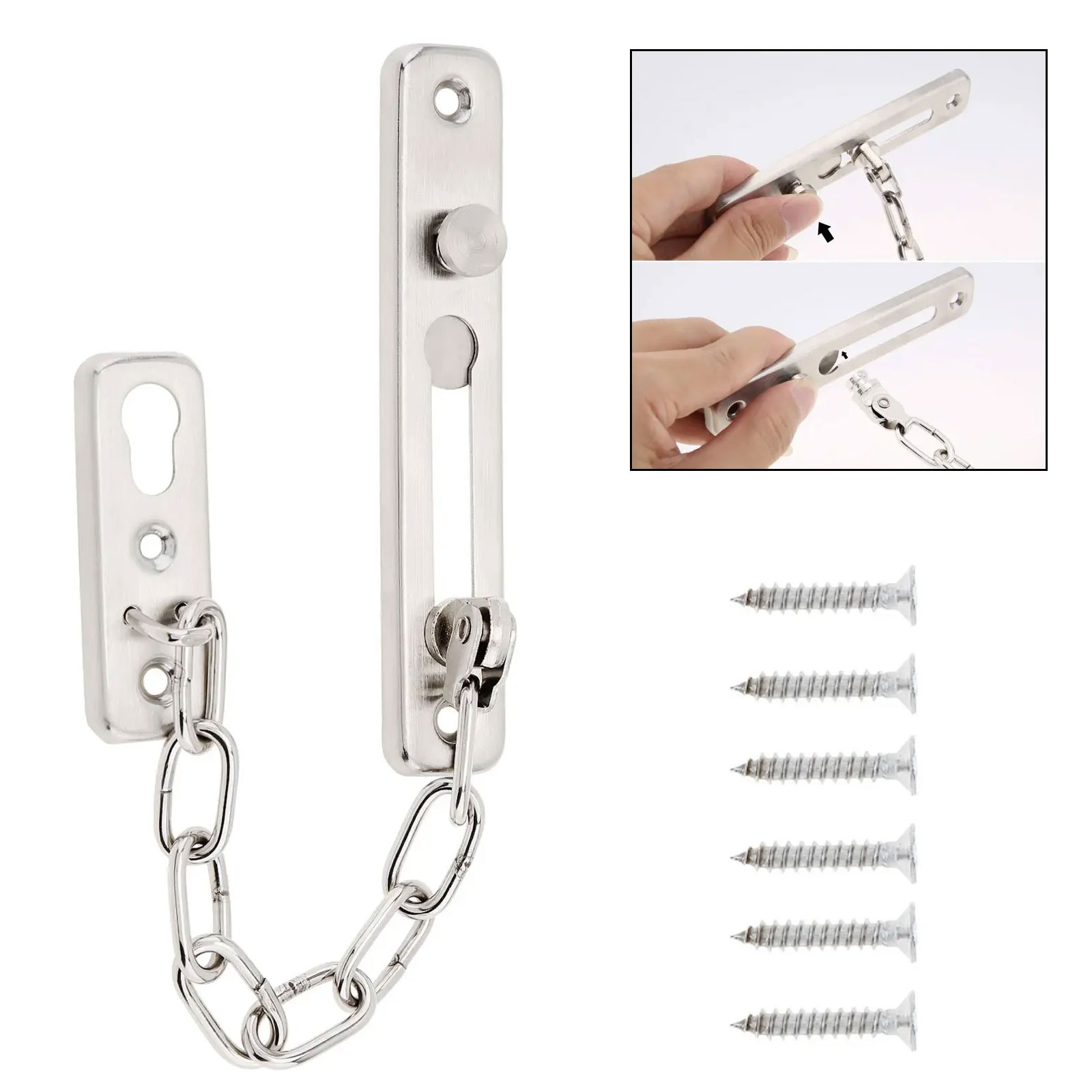 Solide beveiligingsdeur schuif - Security Chain Door recensie en prijs