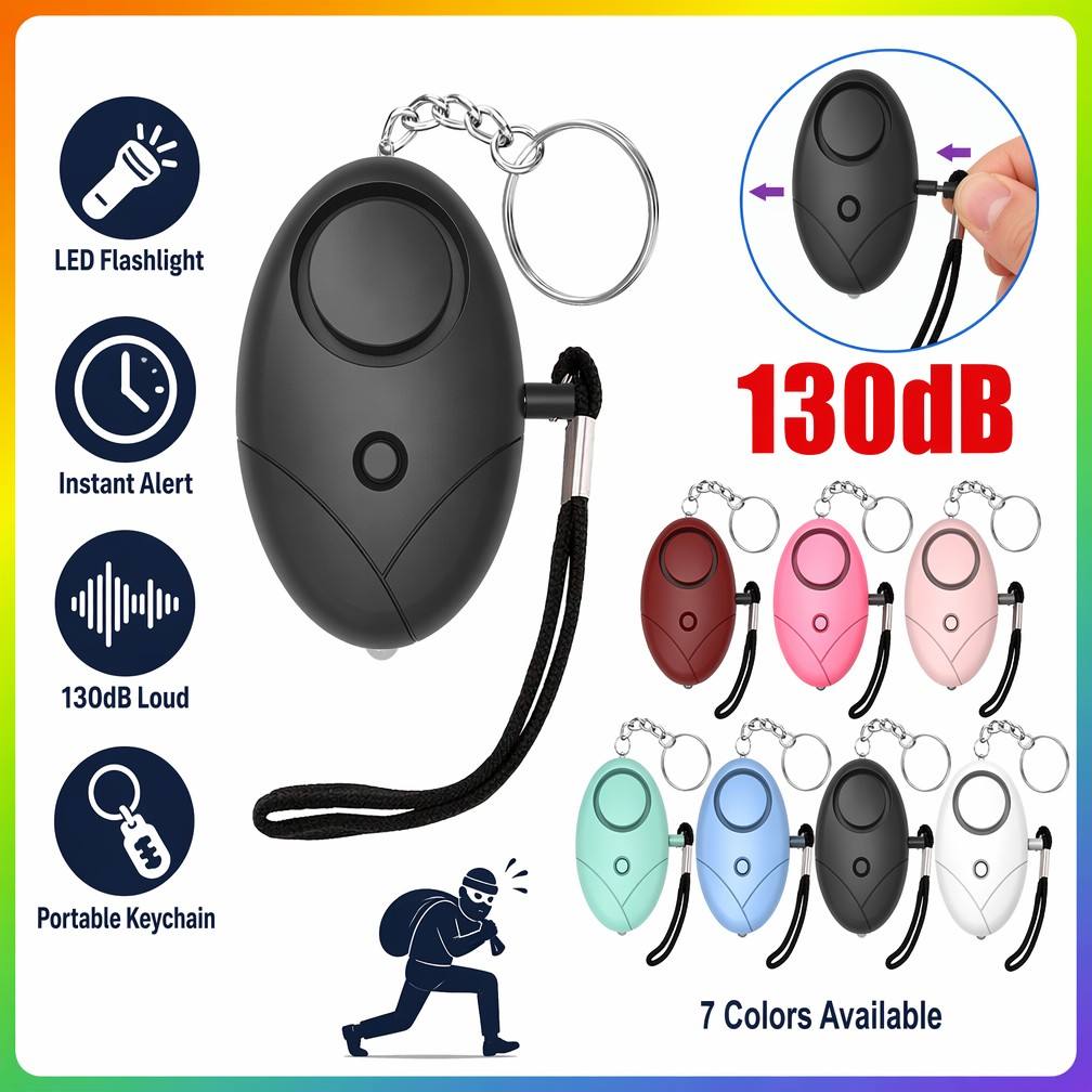 130db Persoonlijke veiligheids - Personal Alarm Keychain recensie en prijs