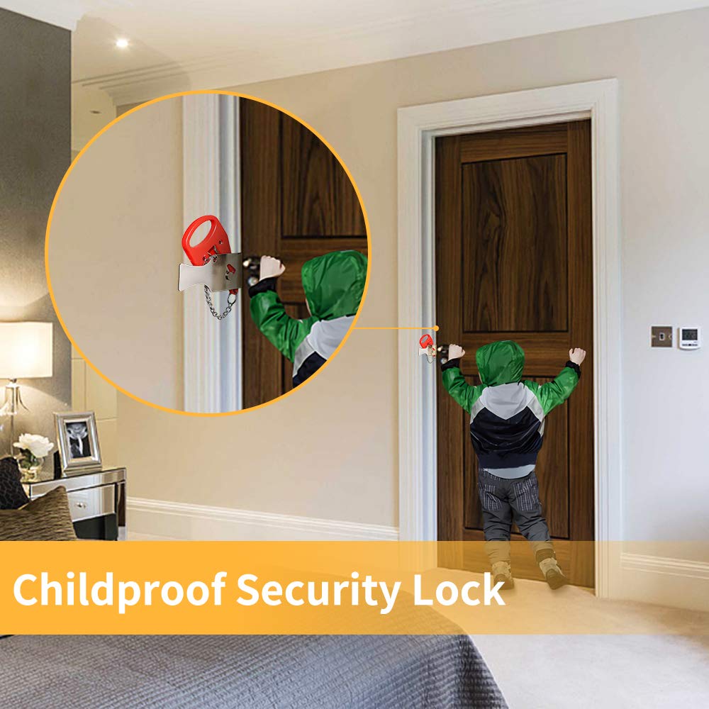 KAK Draagbaar deurslot Keyless - Security Chain Door recensie en prijs