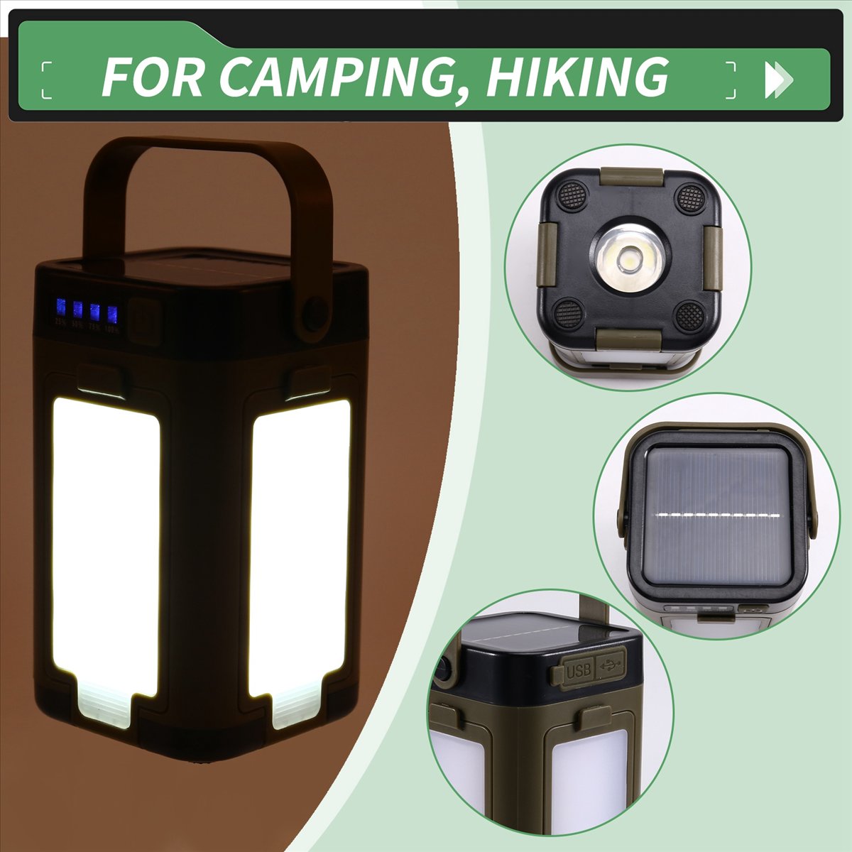 X08A Opvouwbare LED-campinglan - Power Outage Light recensie en prijs