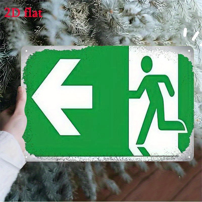 Metalen Nooduitgangbord - Groe - Emergency Exit Sign recensie en prijs